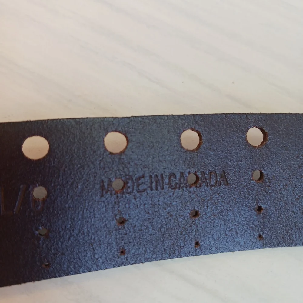Maurice's Brown Italian Leather Belt Large 34